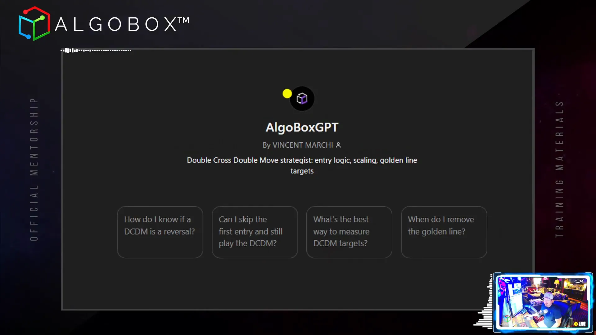 AlgoBox GPT AI assistant answering trading questions