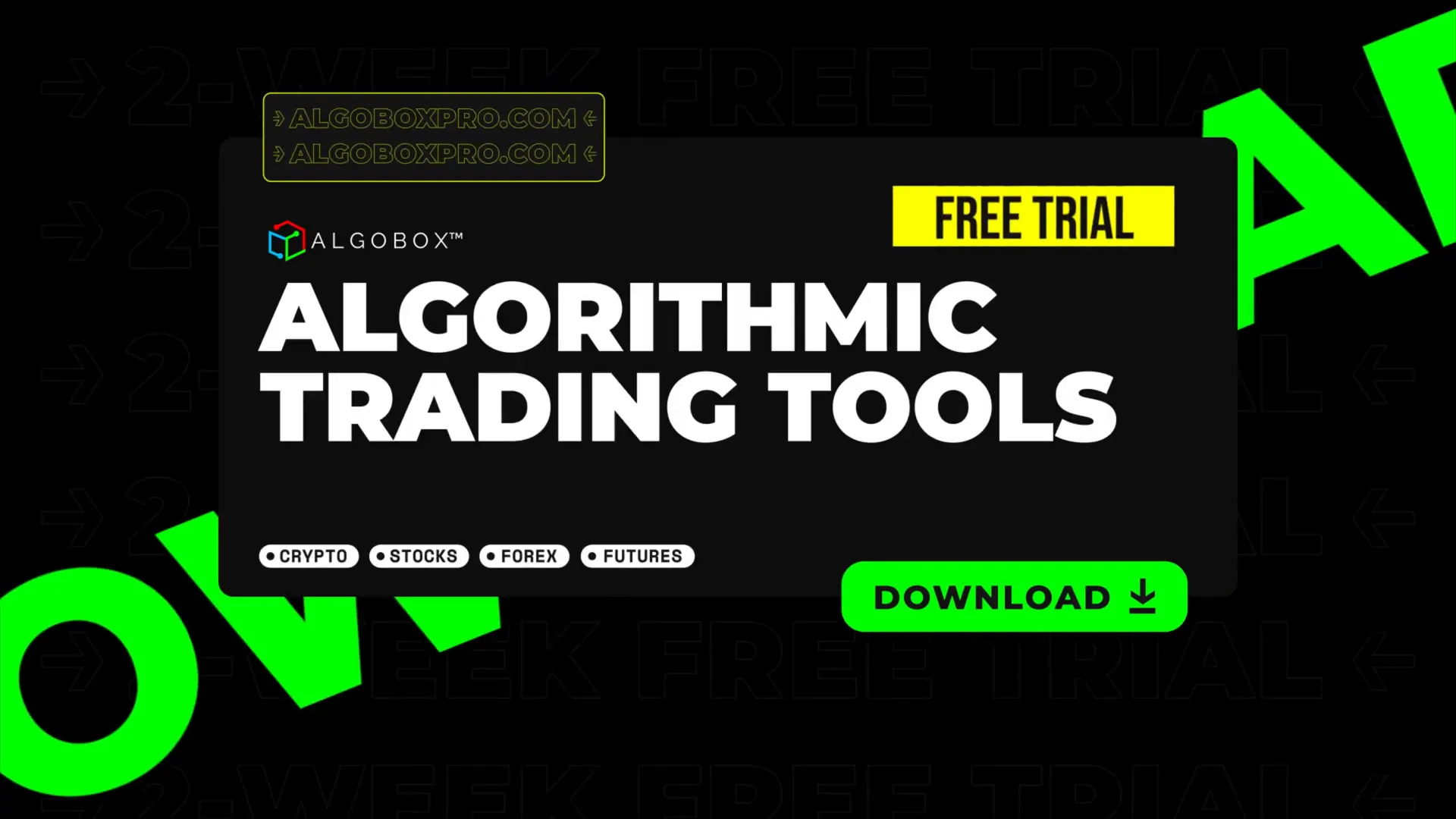 Step 10 screenshot: AlgoBox trial and boot camp resources promotion