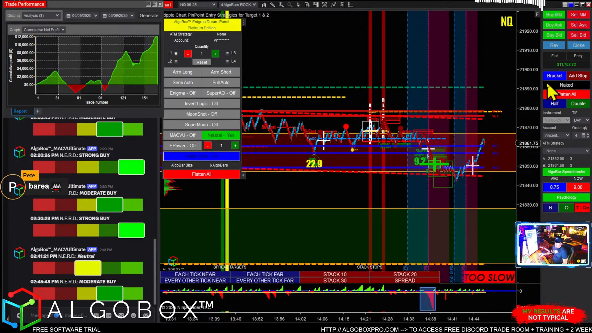 Fiddle zone with green arrows and cautious long setup