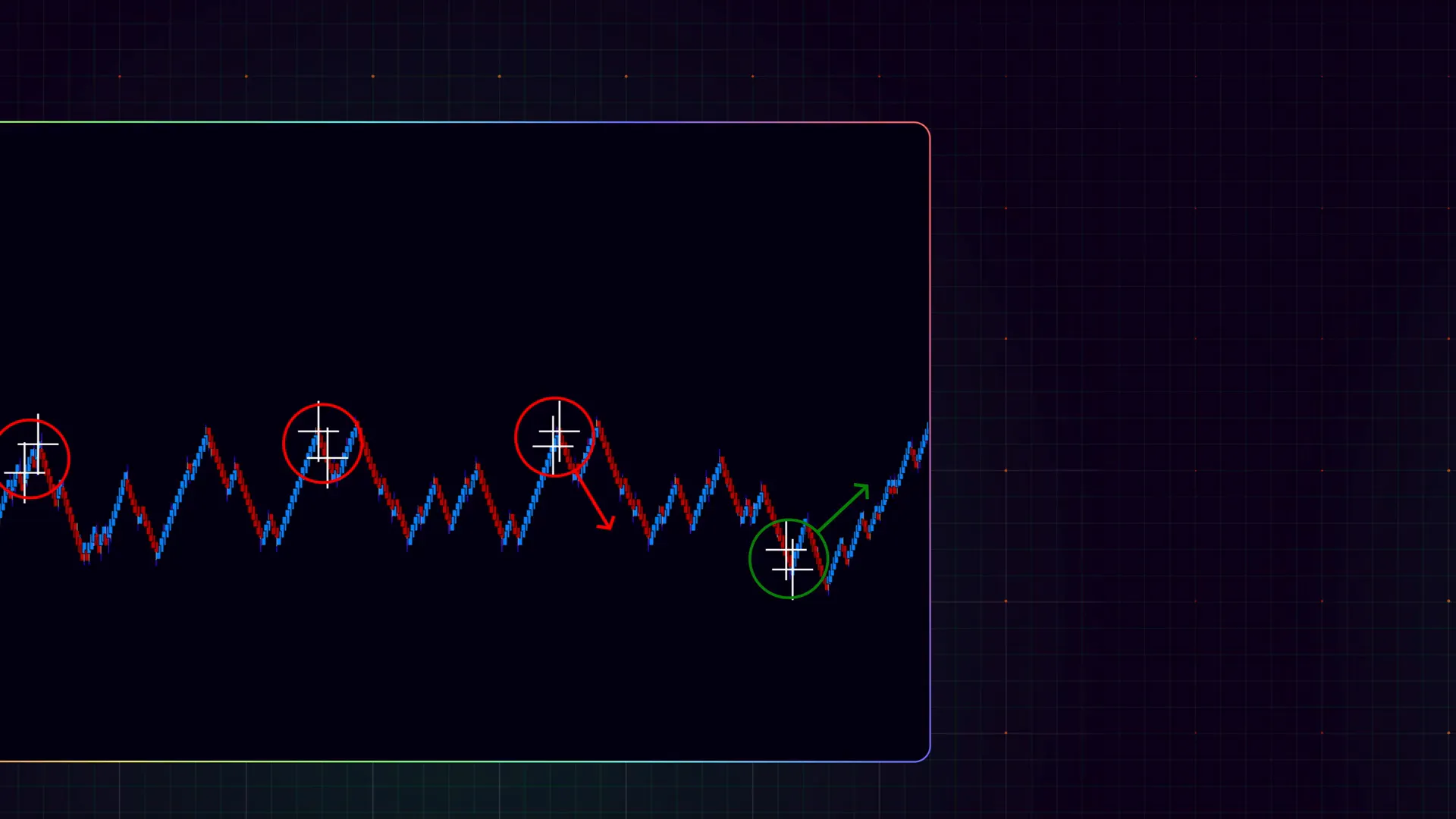 Step 3 screenshot: Two Flowmaster crosses appearing close together, marking a potential DCR
