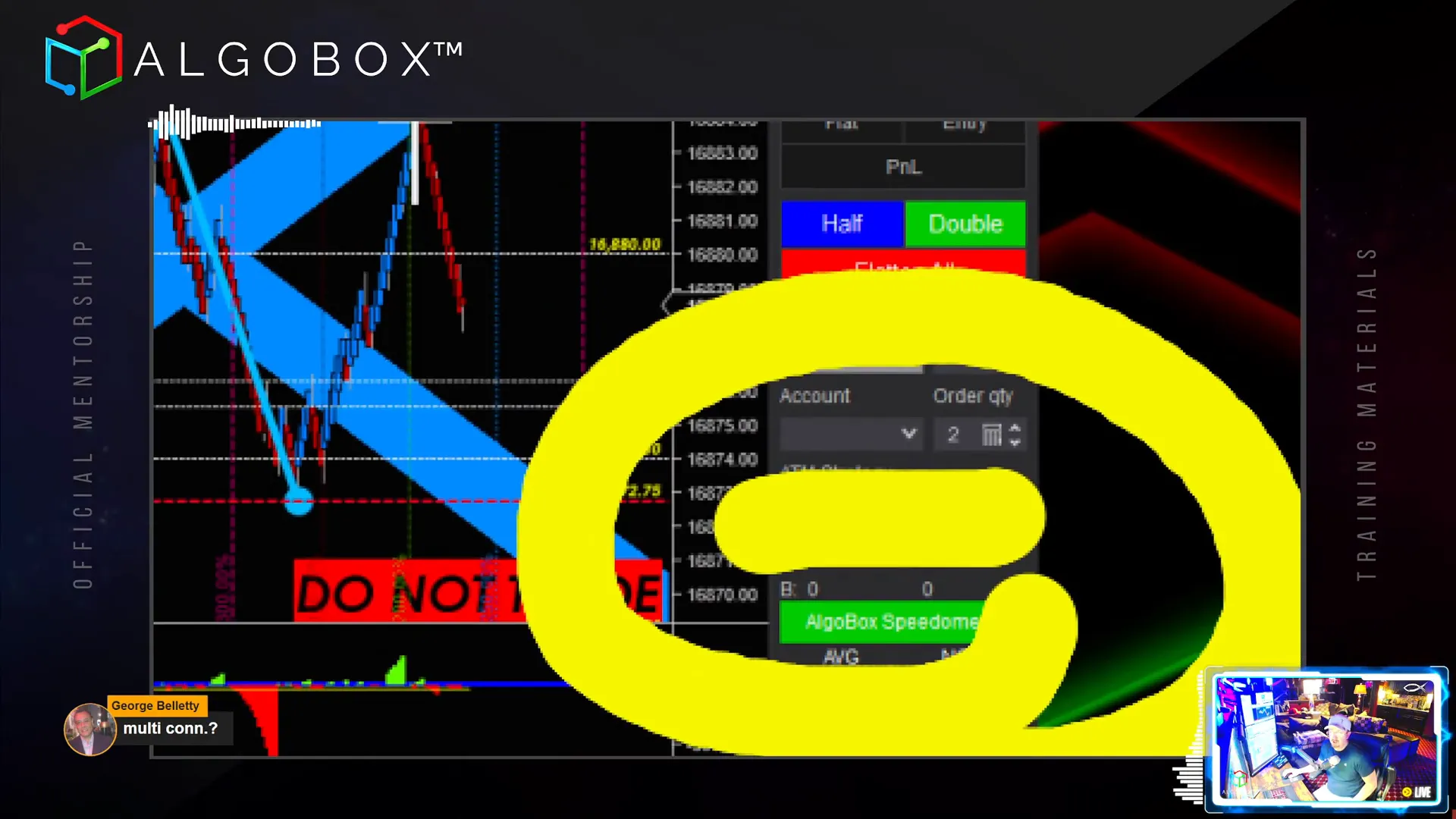 Automatic Trade Management (ATM) strategy setup in AlgoBox