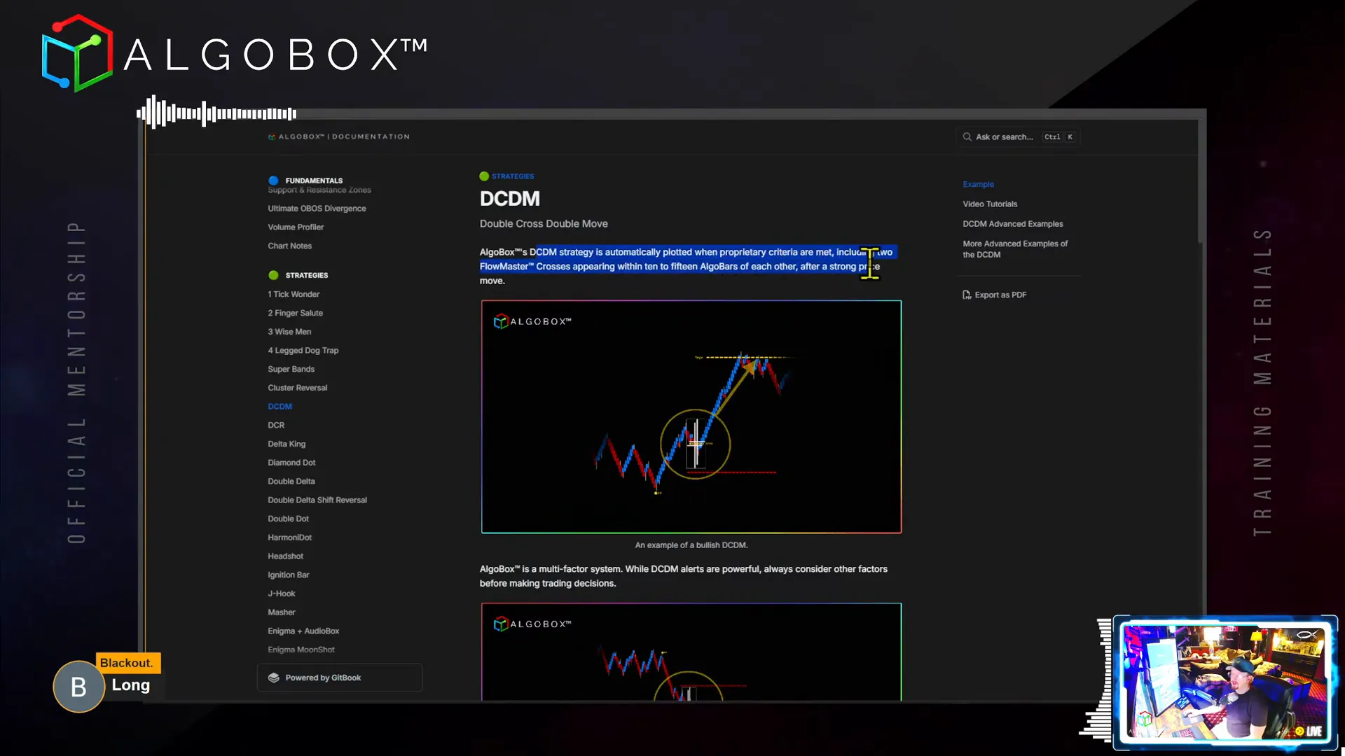 Double Cross Double Move showing two Flowmaster crosses and target projection