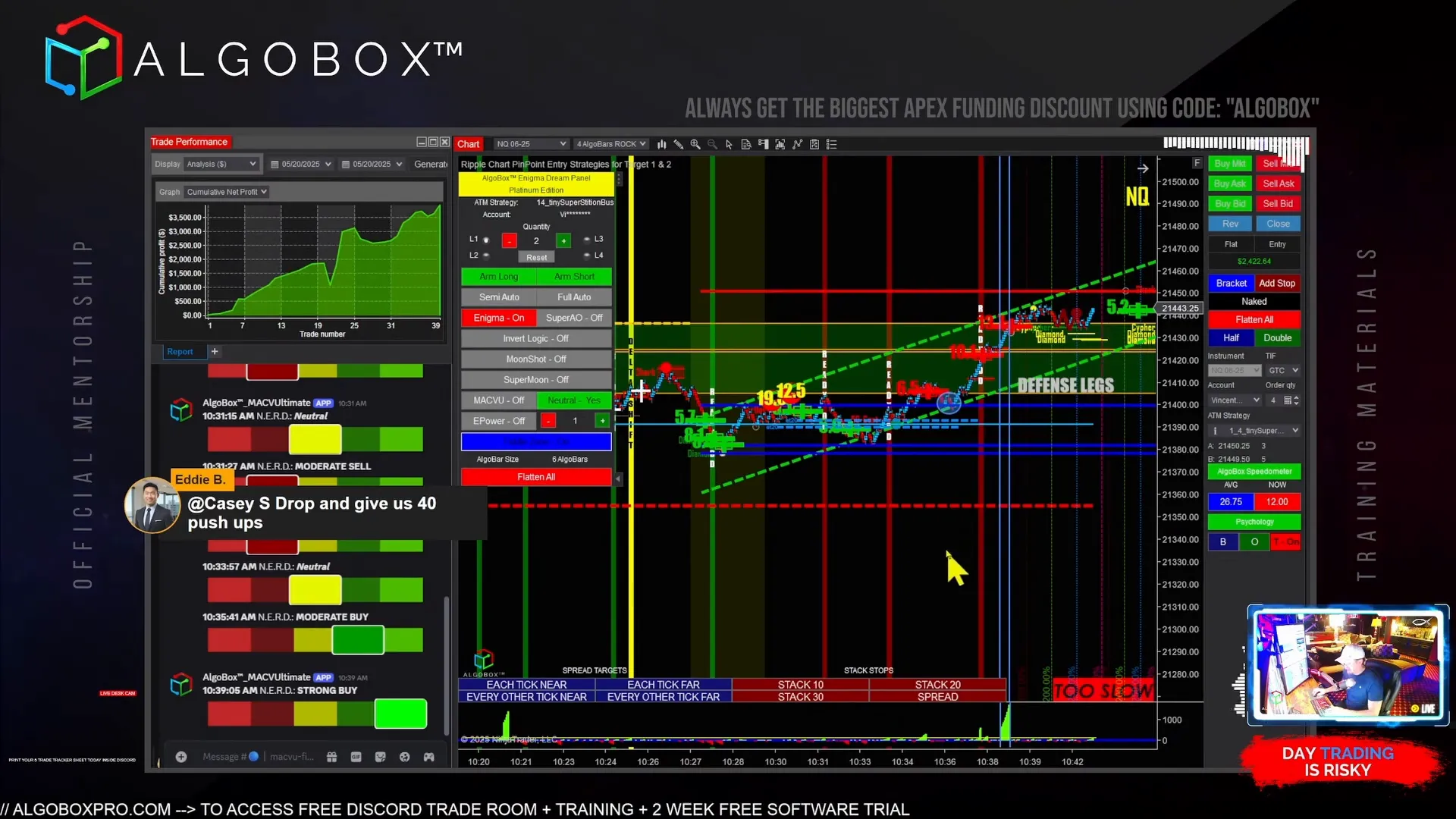 Using F8 tool to measure from pivot to defense leg zone