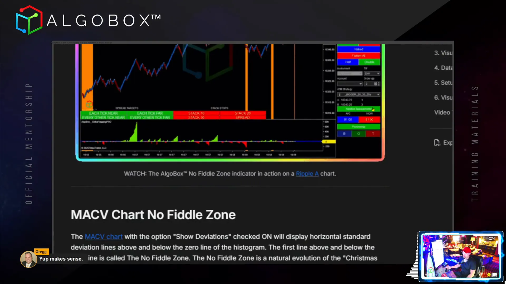 MACVU indicator showing combined market direction across major indices