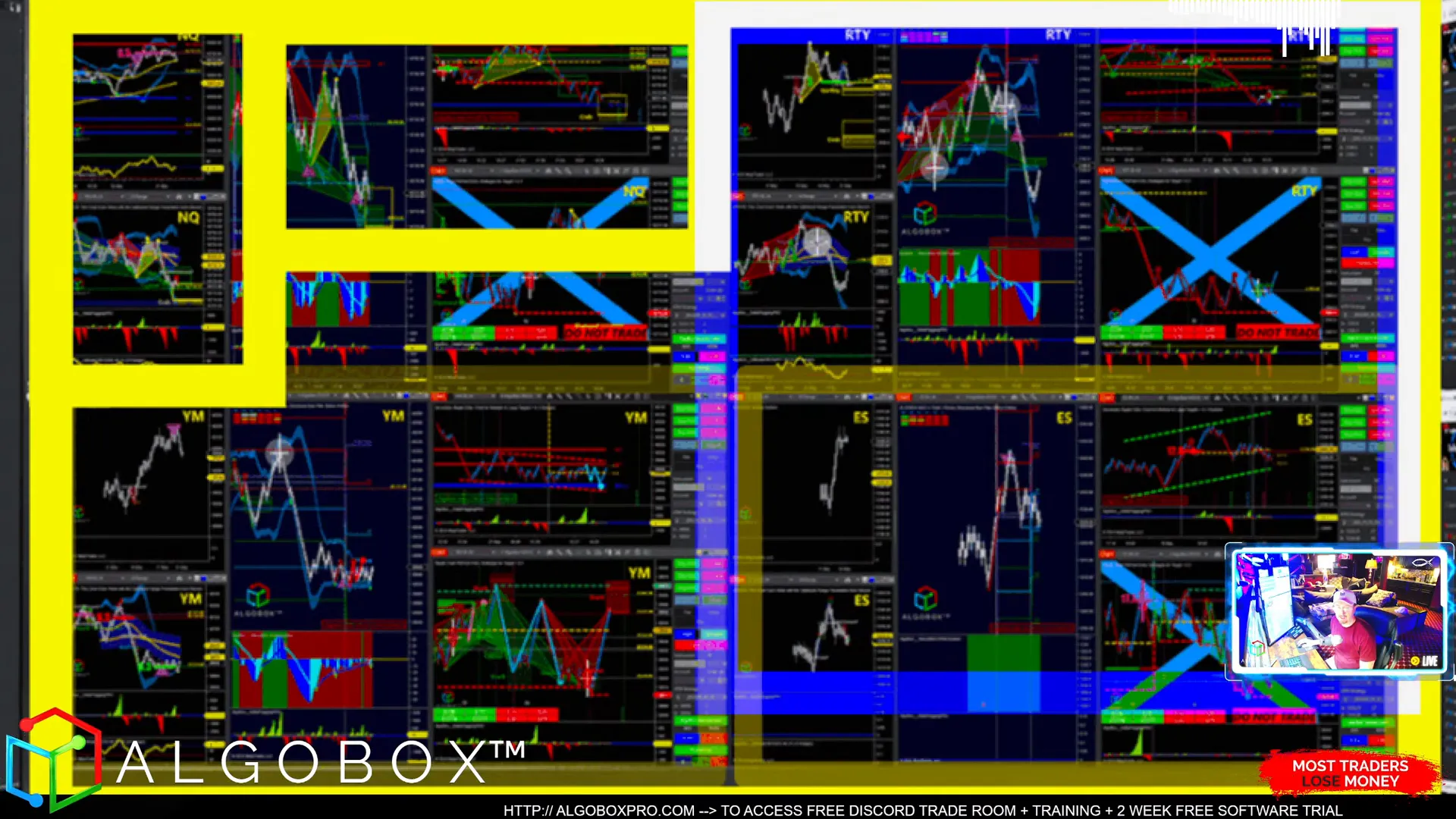 Twelve chart flag layout example